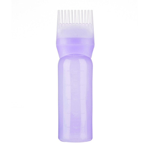Multicolor Plastic Hair Dye Refillable Bottle
