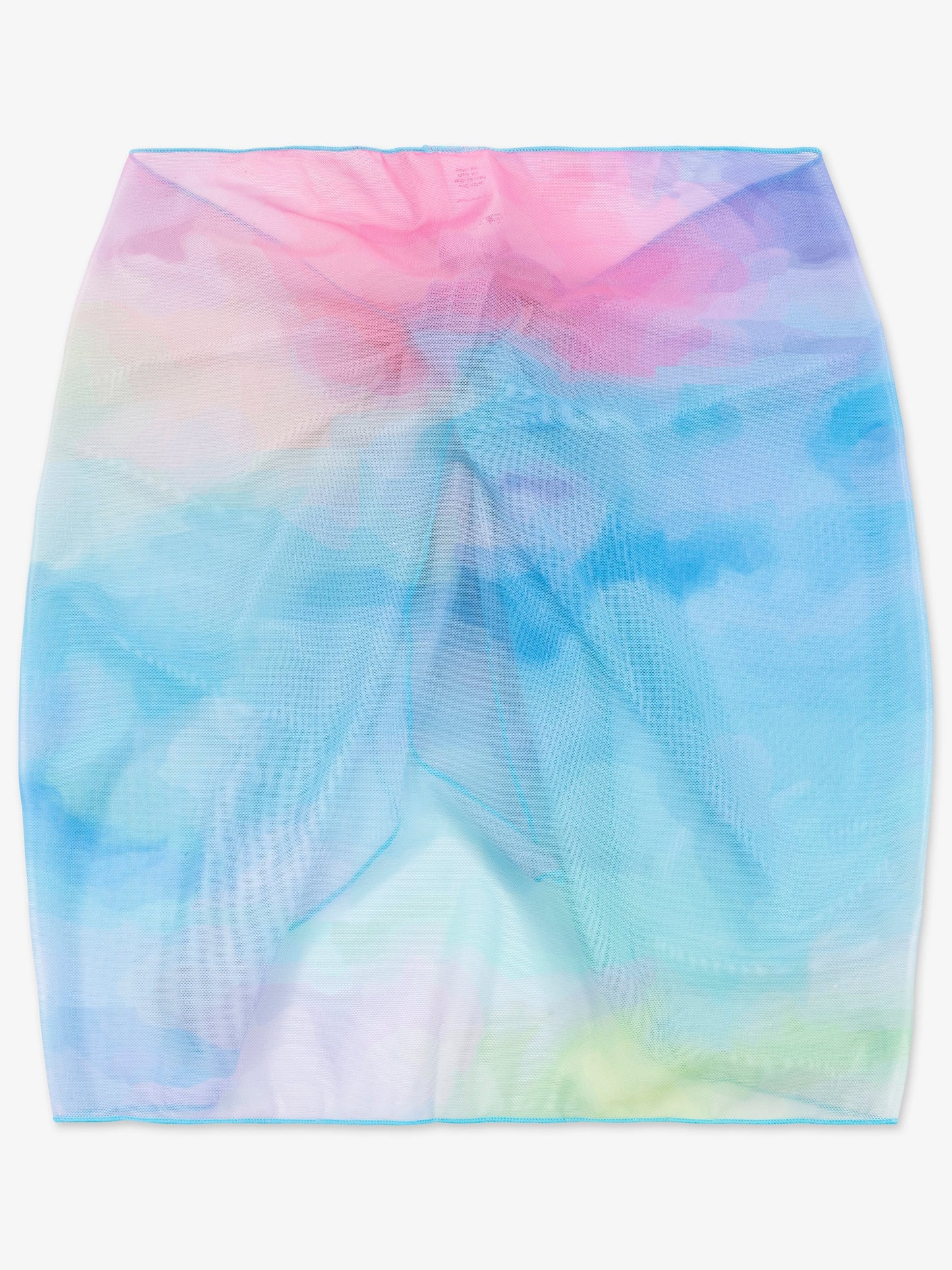 JULIANA- Sarong Printed Mesh Wrap Skirt