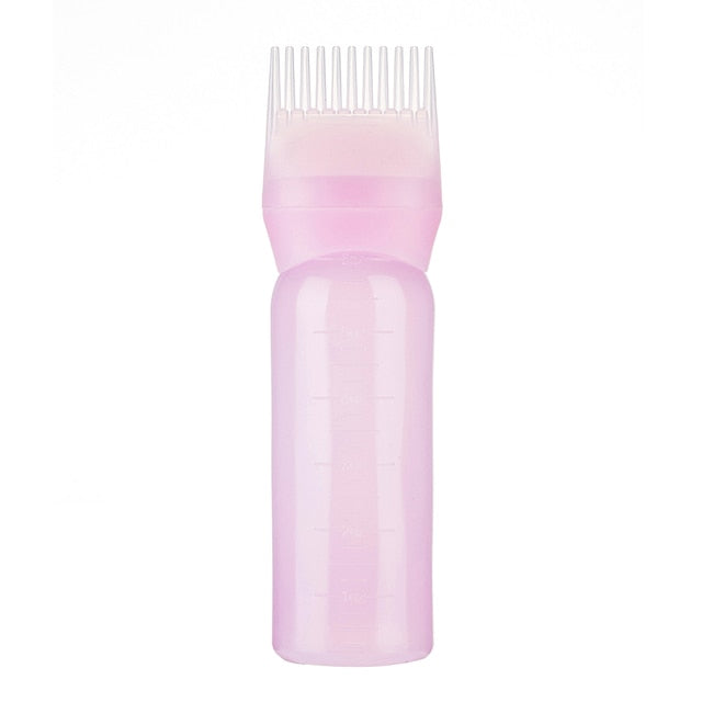 Multicolor Plastic Hair Dye Refillable Bottle